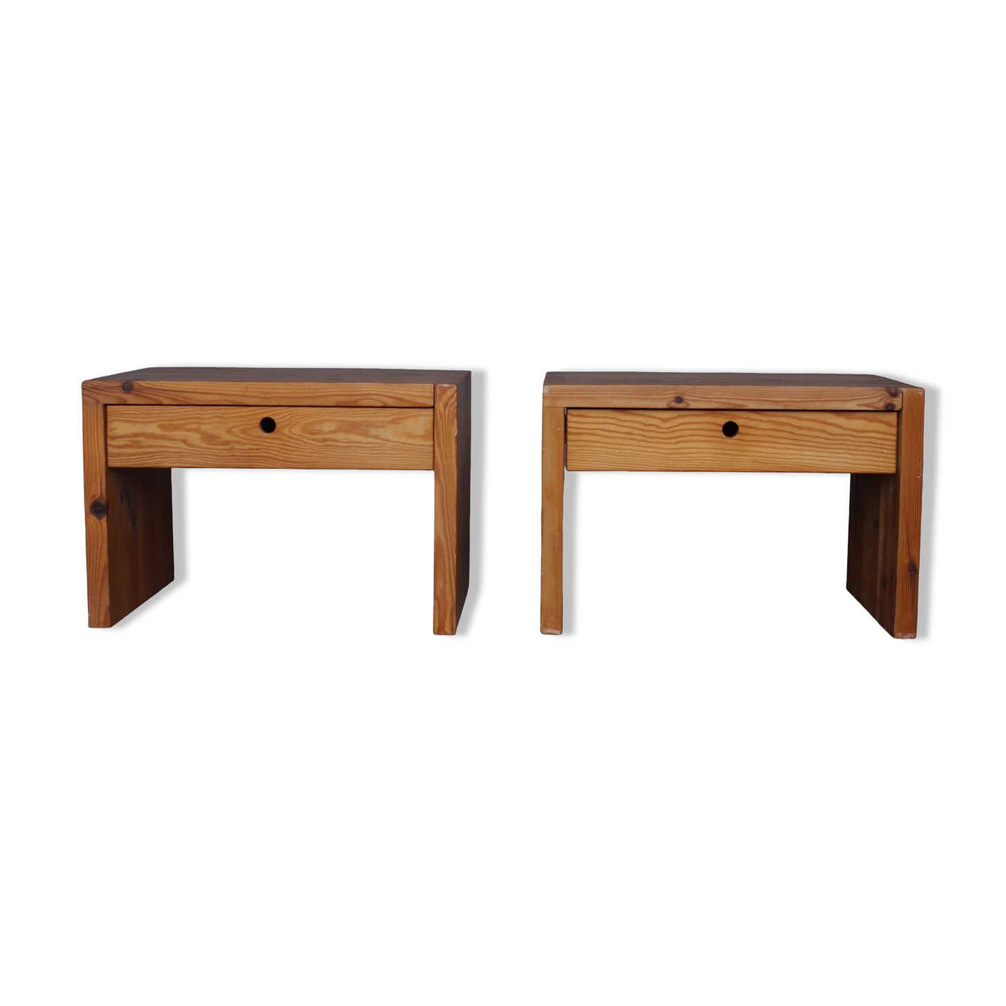 Bedside cabinets nightstands by Ate van Apeldoorn for Houtwerk Hattem
