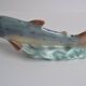 Art Deco Sculpture Trout by Ditmar Urbach Znojmo factory, Czechoslovakia, 1940s.
