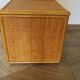 Woven rattan chest, wood and bamboo, 1980s