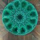 Antique green majolica oyster dish – Sarreguemines