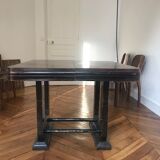 Ensemble table et 4 chaises art deco