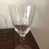Set of 12 crystal glasses