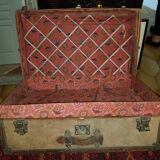 Large art deco travel trunk