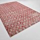 7x11 Brick Red & Beige Persian Vintage Rug, Floral Bohemian Decor,207x333Cm