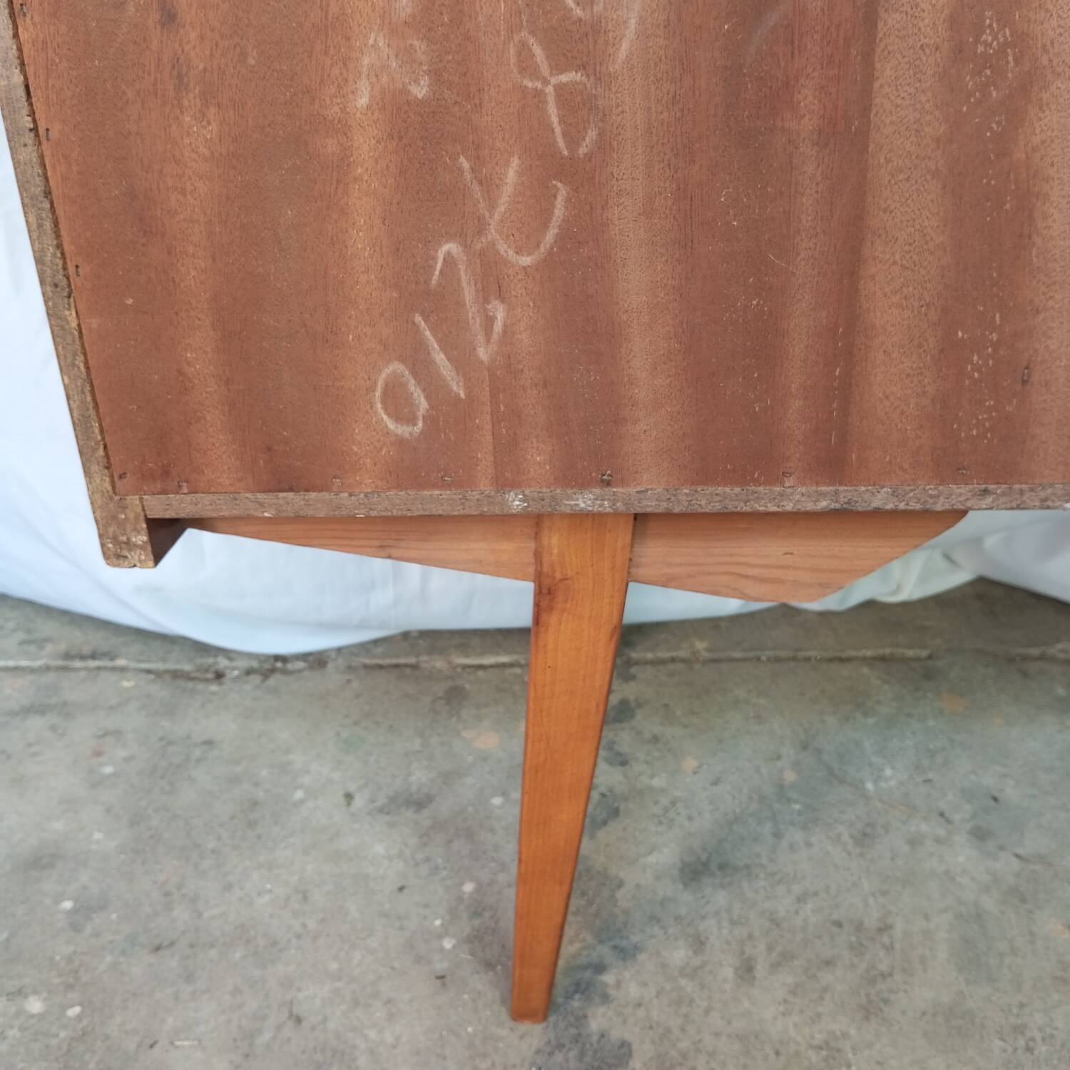 Vintage sideboard with two doors and two drawers
