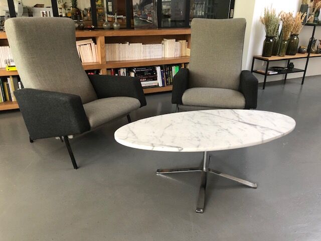 White marble coffee table