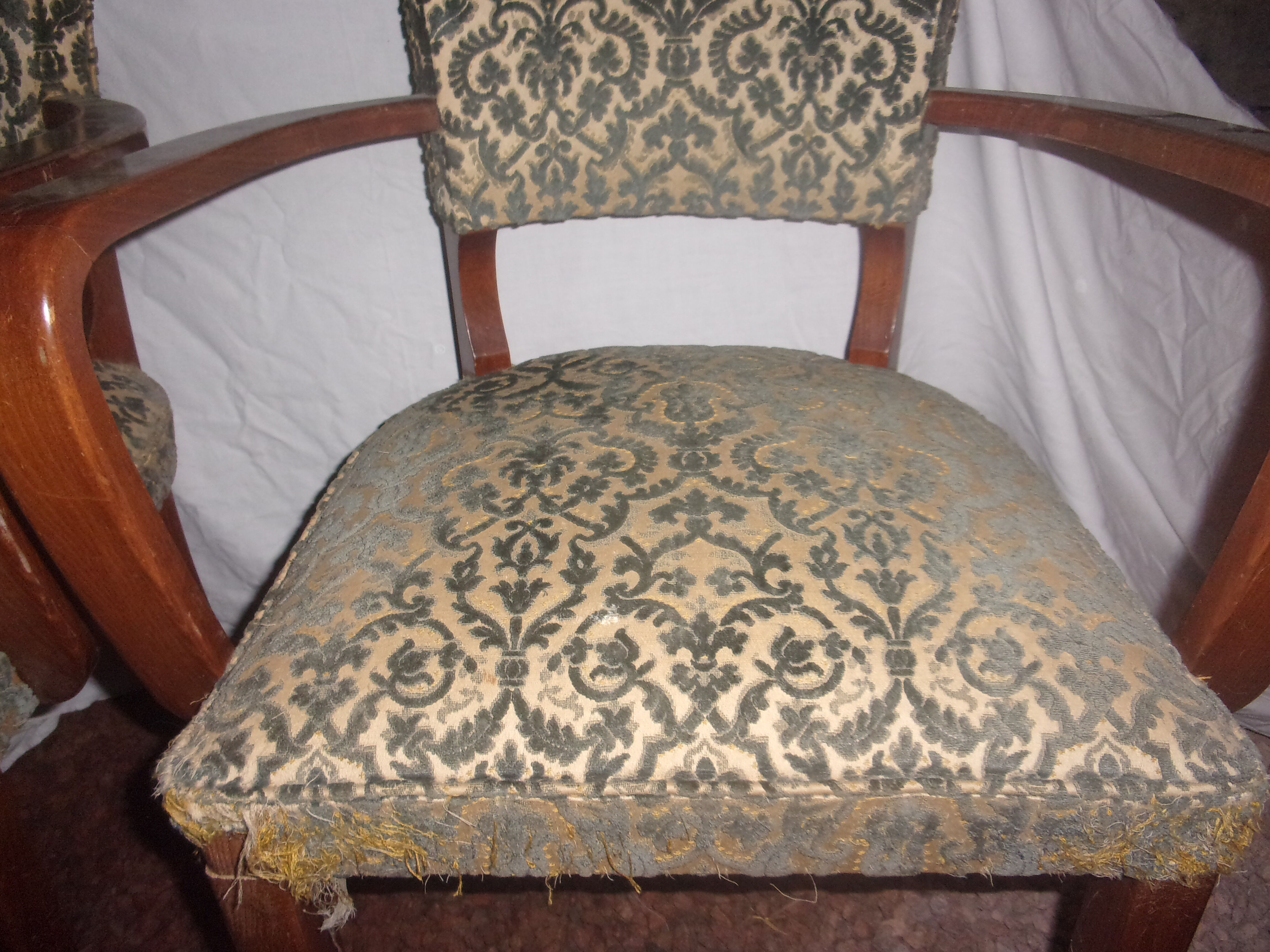 Pair of bridge chairs
