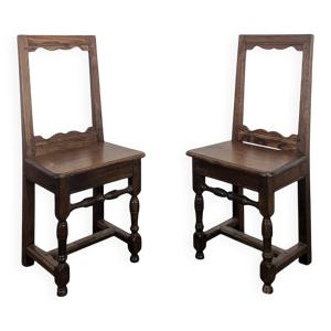 Paire de chaises lorraine