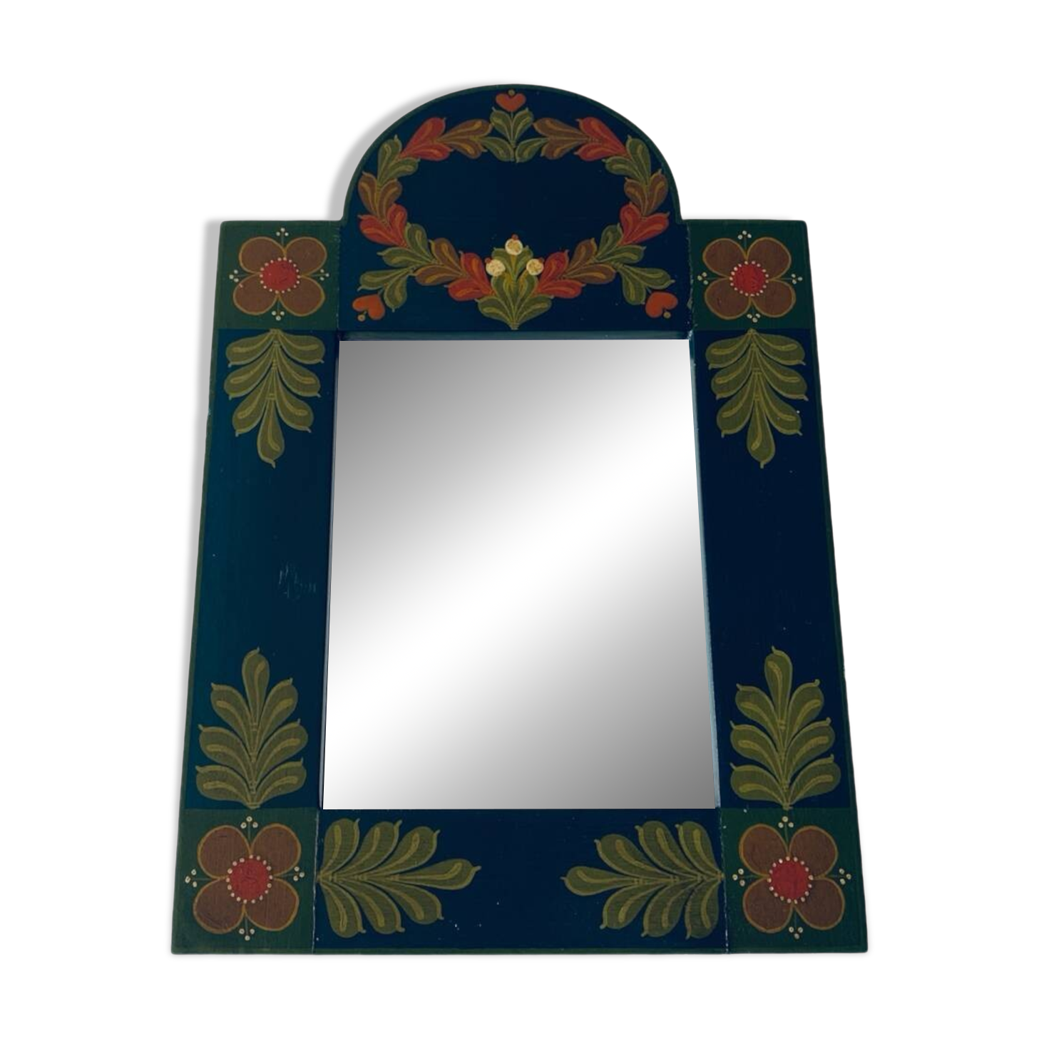 Bohemian folk wall mirror