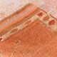 Light Pink & Brown Turkish Vintage Runner Rug, 94x328Cm