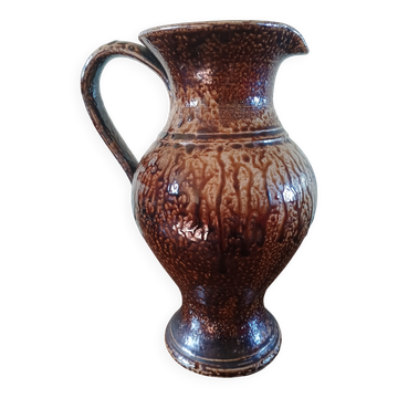 Cruche, pichet en grès St Amand en Puisaye - Guy Norman - La poterie neuve