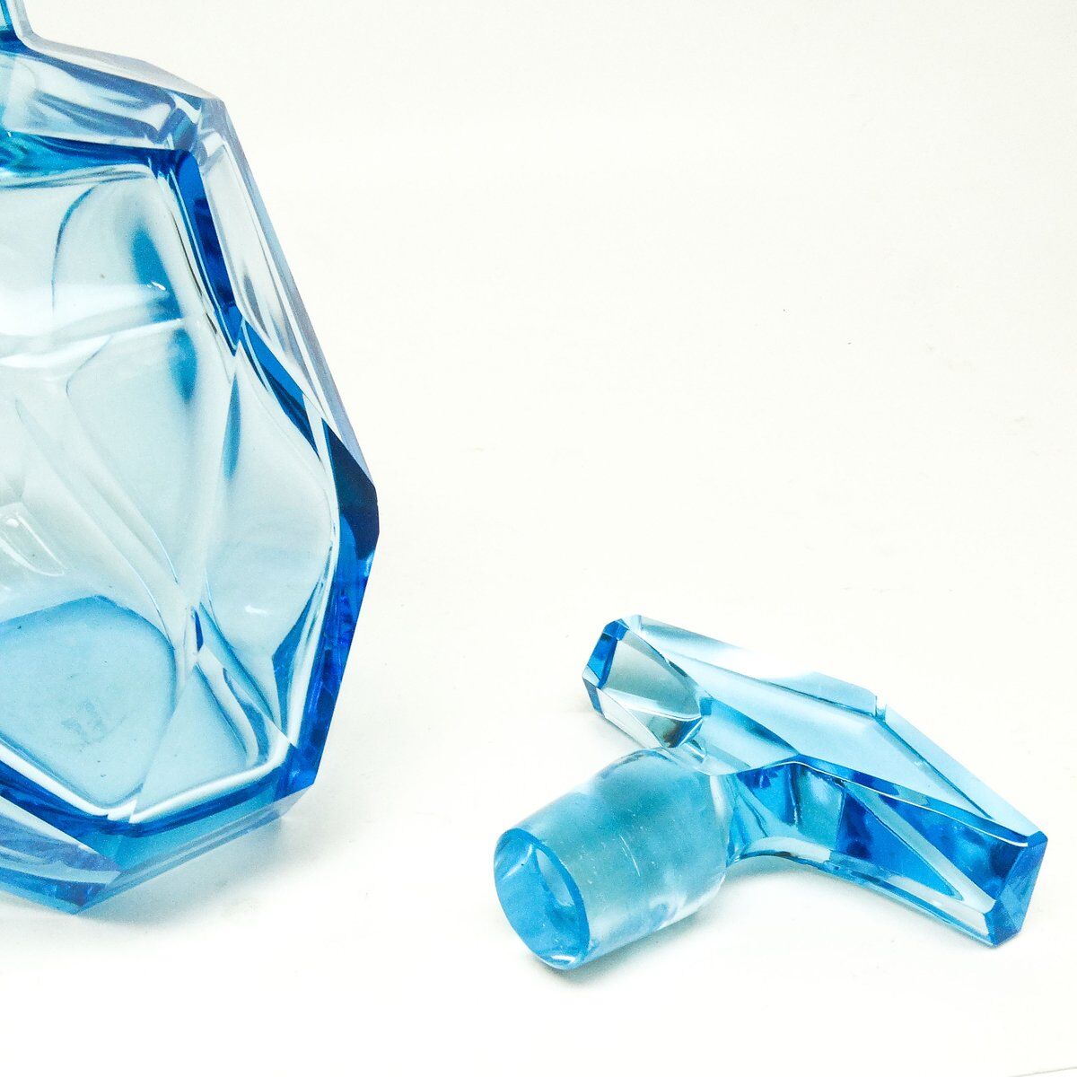 Art Deco carafe from Moser, Czechoslovakia, 1930s