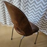 Chaise en cuir