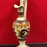 ewer soliflore vase in Quimper earthenware 19 cm