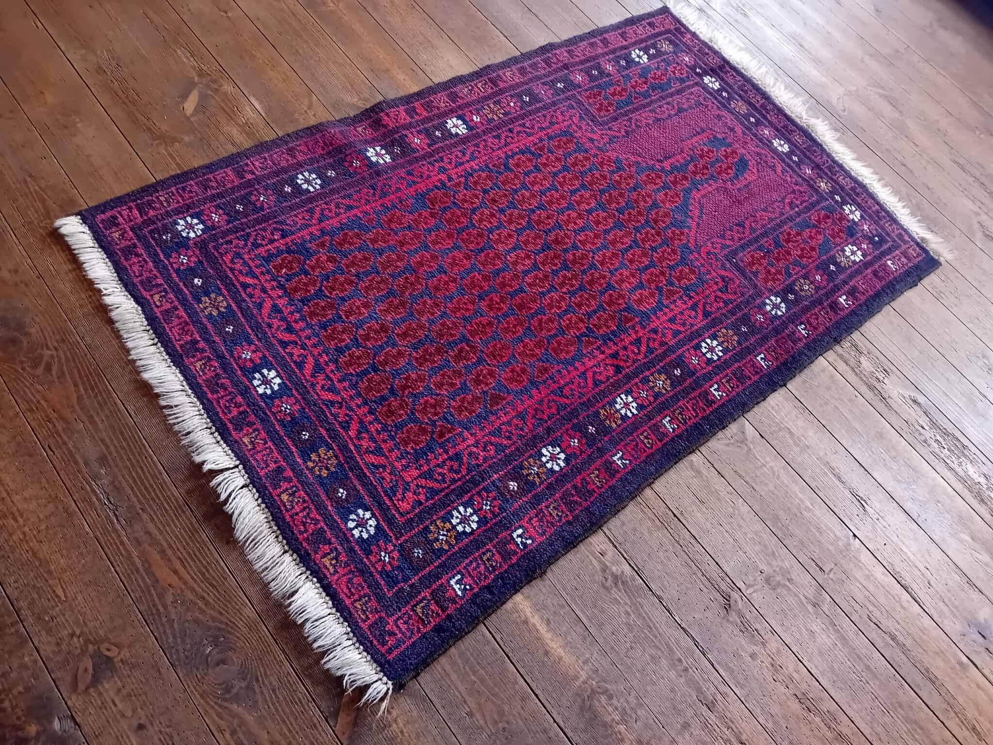 Handmade Afghan Beluch Rug 140x89cm