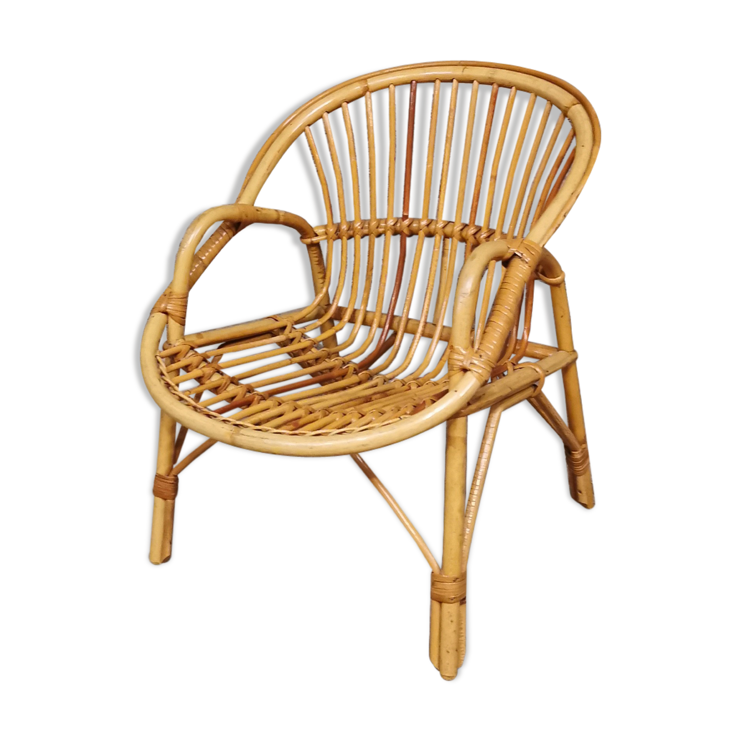 Child rattan chair