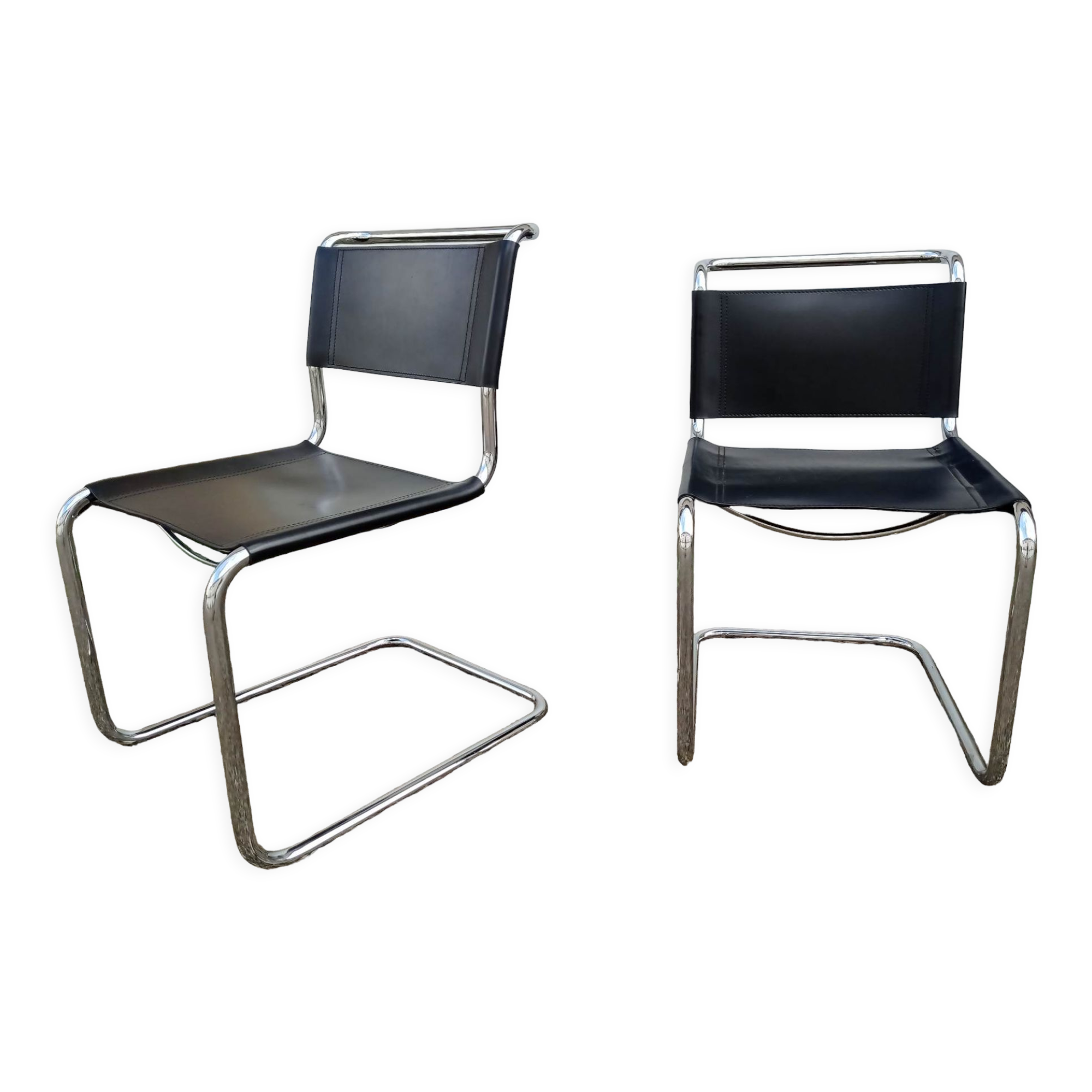 Pair of chairs model spoletto by designer bersanelli