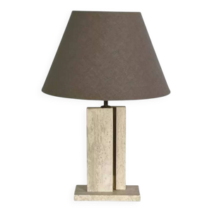 Lampe vintage en marbre - laiton