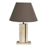 Lampe vintage en marbre et en laiton