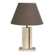 Vintage marble and brass lamp