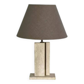 Vintage marble and brass lamp