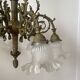 Brass chandelier with 6 branches