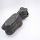 Nude sculpture in bronze-colored terracotta - Signed and dated