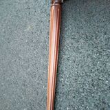 Old style flat desk louis xvi leather tray with 2 pulls