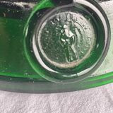 Cendrier vert en verre 70