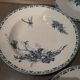 Series of 6 hollow plates in Sarreguemines earthenware model Carmen