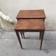 Pair of nesting tables in wood