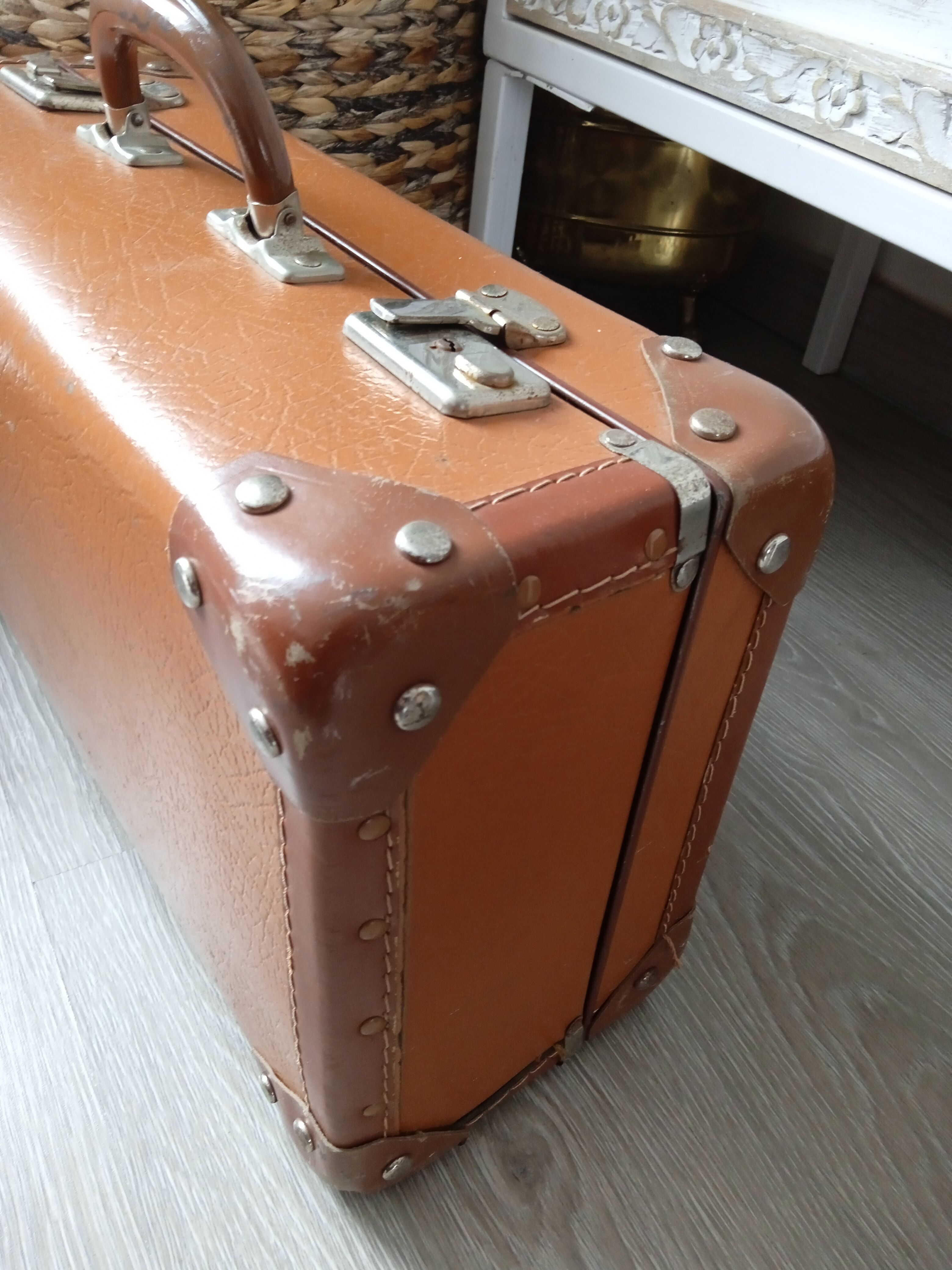 Vintage antique suitcase