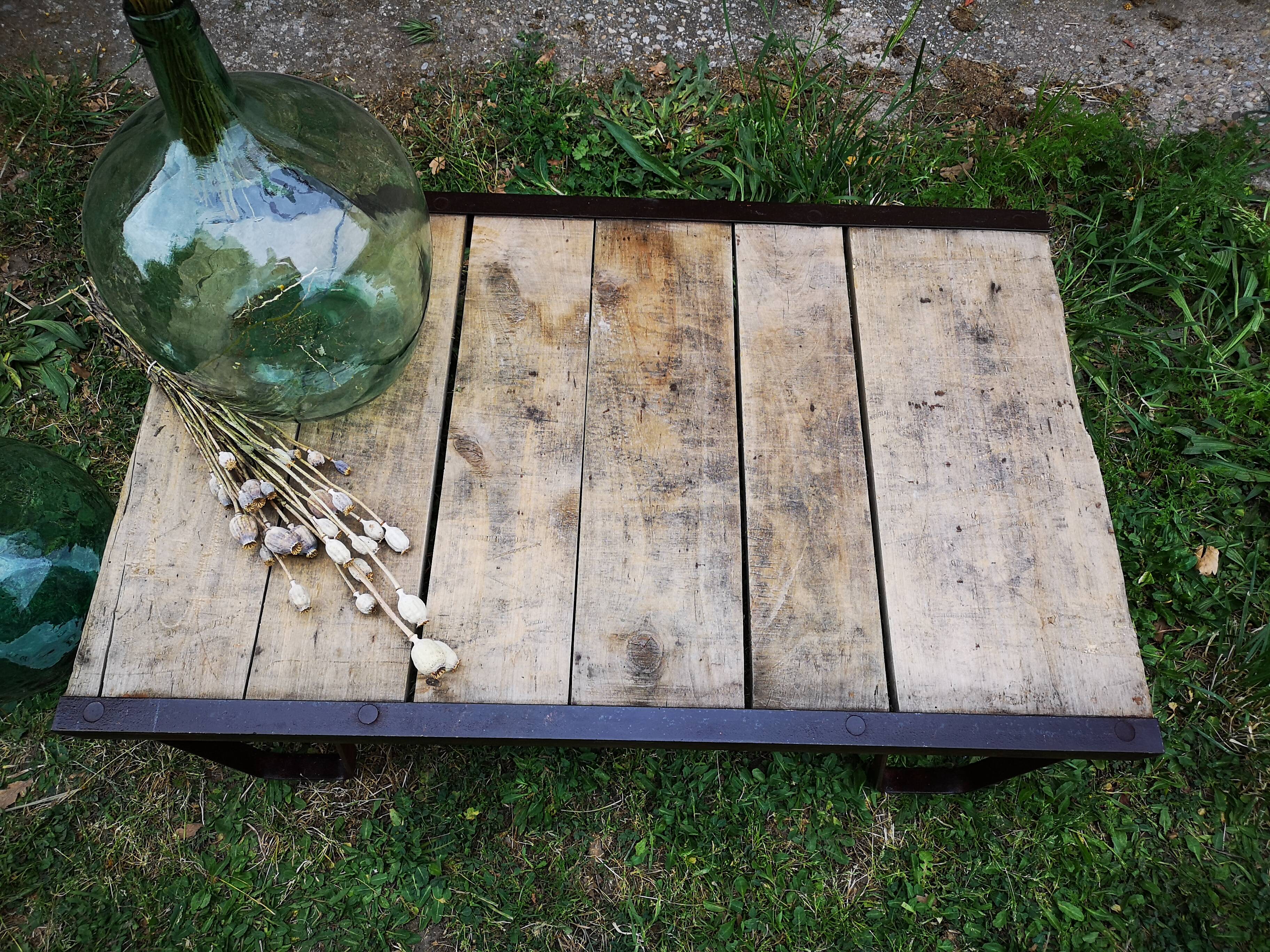 Table basse palette industrielle Selency
