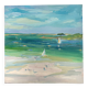 Huile sur toile paysage maritime