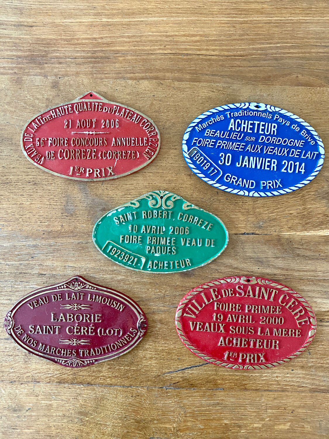 Bordeaux agricultural competition plate