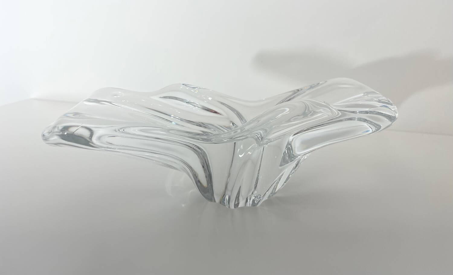 Vide poche cristal de Baccarat en parfait état / 22 cm