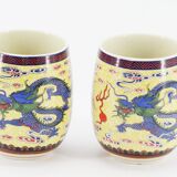 Set of 2 Chinese ceramic mug