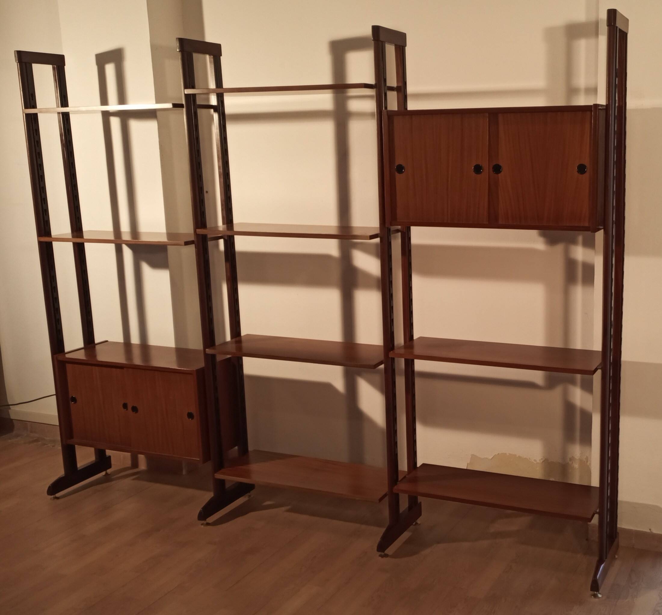 Vintage Modular Teak Bookcase, 1960s
