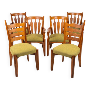 Série de 6 chaises guillerme - chambron