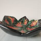 Vintage glazed ceramic trinket bowl