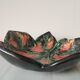 Vintage glazed ceramic trinket bowl