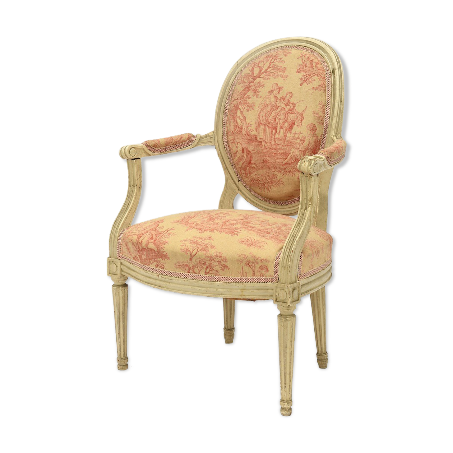 Louis XVI-style shepherdess chair