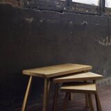 Set of Brutalist nesting tables