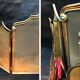 Old fire screen and accessories brass fireplace 1940 spark arrest fireplace firescreen