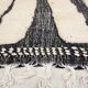 Tapis marocain sur mesure blanc traditionnelle taille 2,5/3,5 m