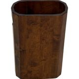 Porte-parapluies vintage en bois, design minimaliste des années 1960