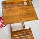 Vintage school desk