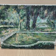 paysage à l'huile