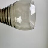 Set of 7 wine glasses  art deco smoked glass years 30-40