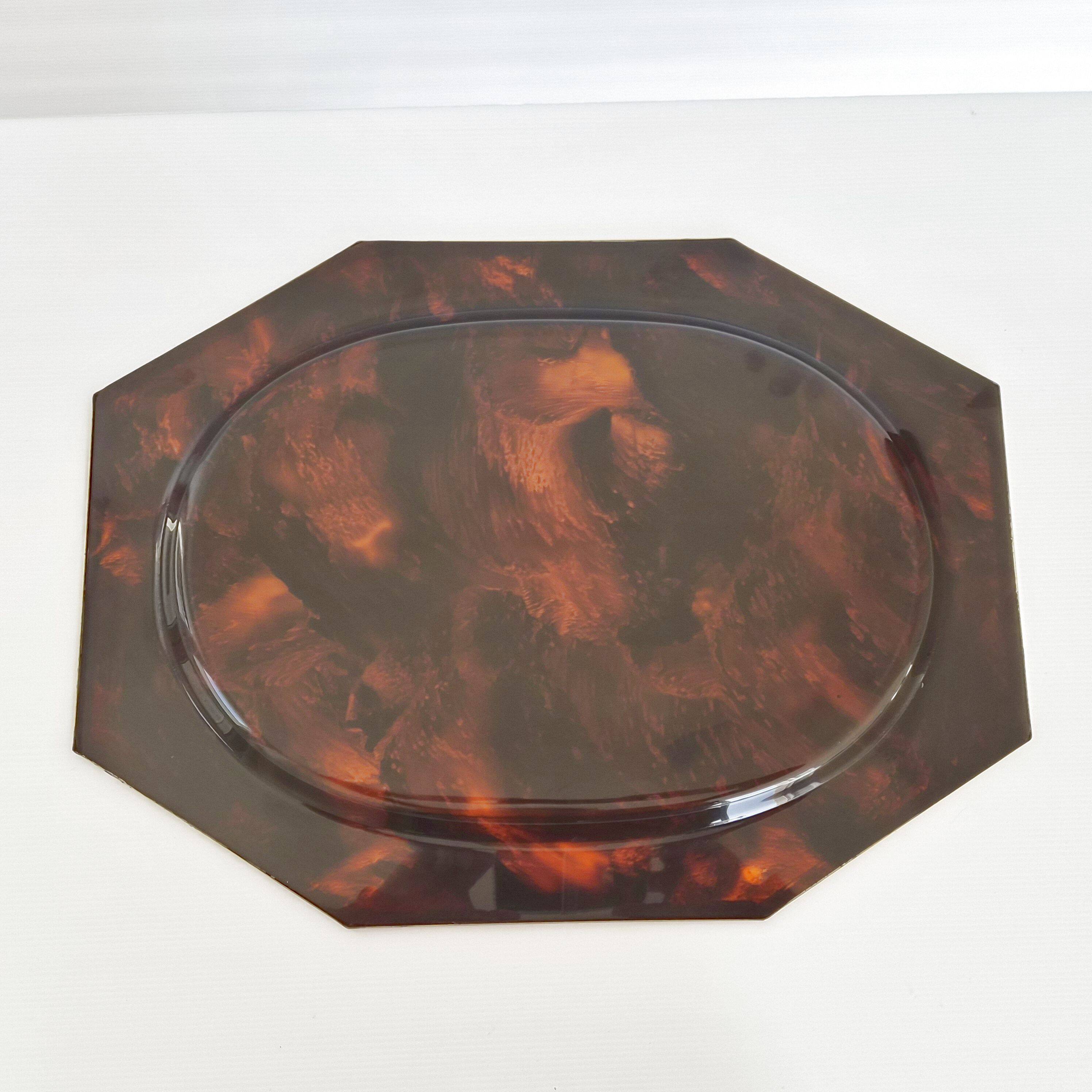 1970s vintage plexiglass tray